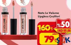 NOTE LE VOLUME LİPGLOSS ÇEŞİTLERİ